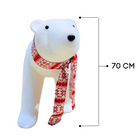 Polar Bear Decoration with Scarf Luxury Casa