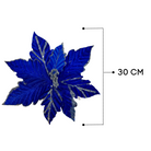 Glitter Poinsettia Flower Decoration Luxury Casa