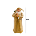 Regal Gold & Ivory Santa Figure Luxury Casa