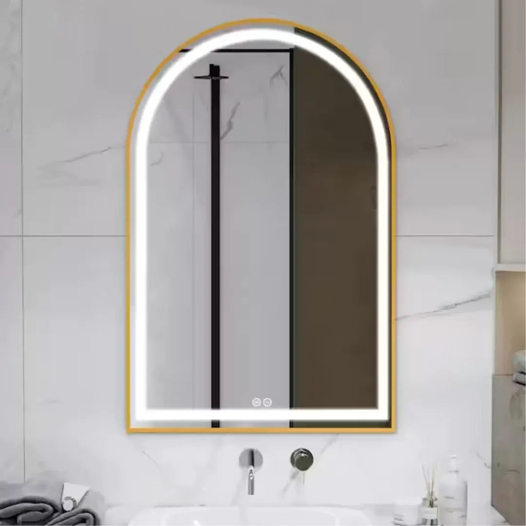 Arch Shape Vanity Mirror With LED Light Luxury Casa