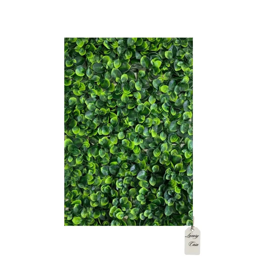Artificial Boxwood Leaf Green Wall Panel 40x60 cm Luxury Casa