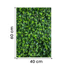 Artificial Boxwood Leaf Green Wall Panel 40x60 cm Luxury Casa