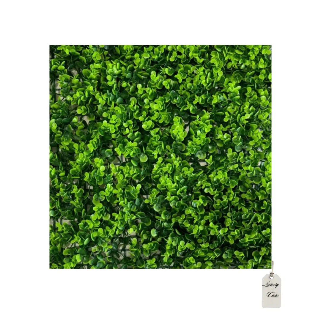 Artificial Boxwood Leaf Green Wall Panel 50x50 cm Luxury Casa