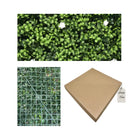 Artificial Boxwood & White Flower Green Wall Panel 100x100 cm Luxury Casa