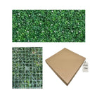 Artificial Boxwood & White Flower Green Wall Panel 100x100 cm Luxury Casa