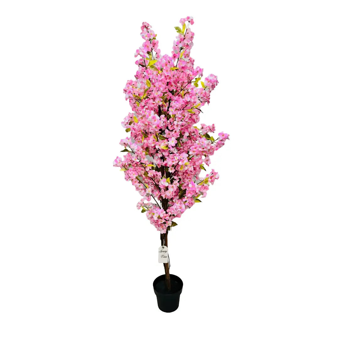 Artificial Cherry Blossom Tree With Natural Wooden Trunk 150 cm Luxury Casa