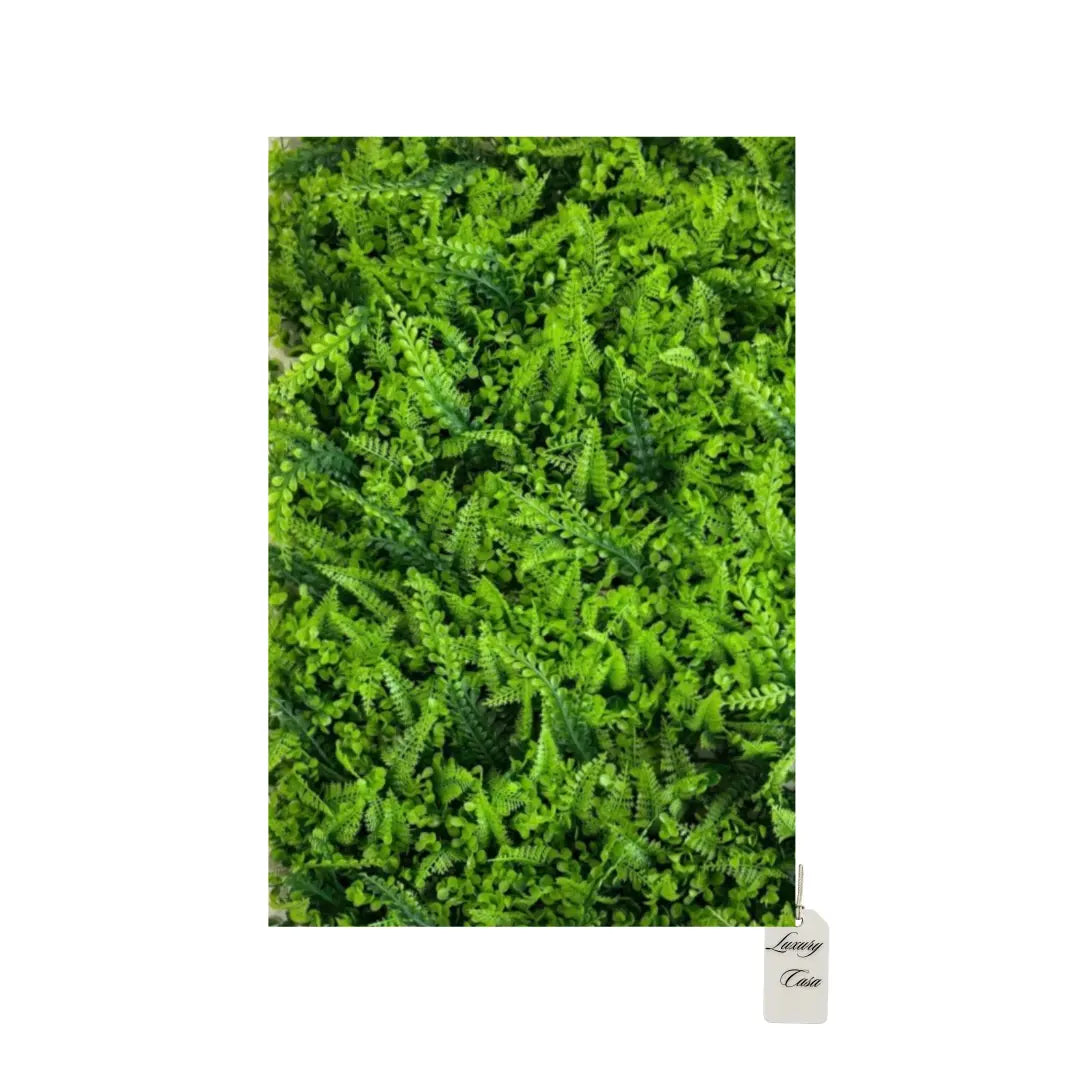 Artificial Fern Leaf Green Wall Panel 40x60 cm Luxury Casa