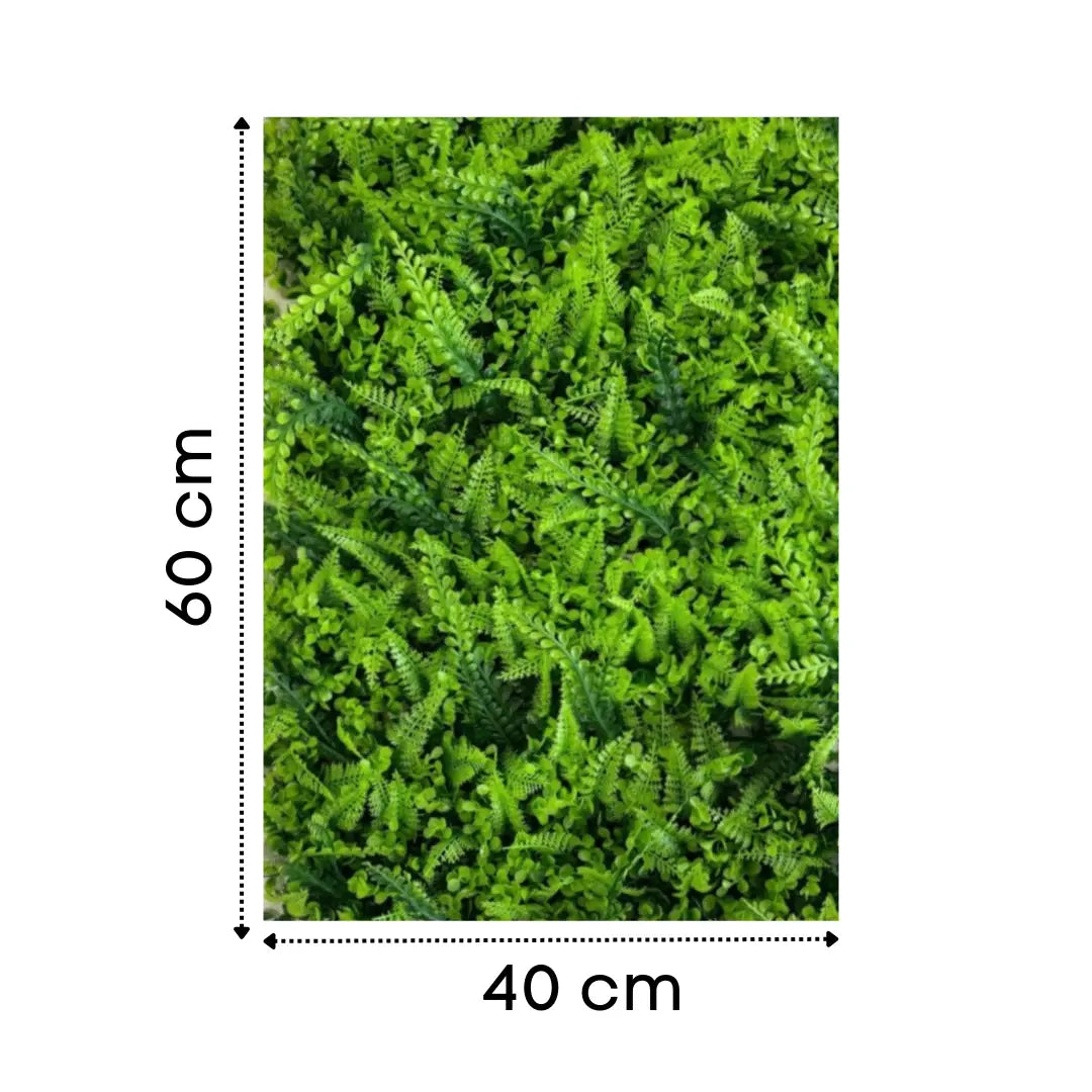Artificial Fern Leaf Green Wall Panel 40x60 cm Luxury Casa