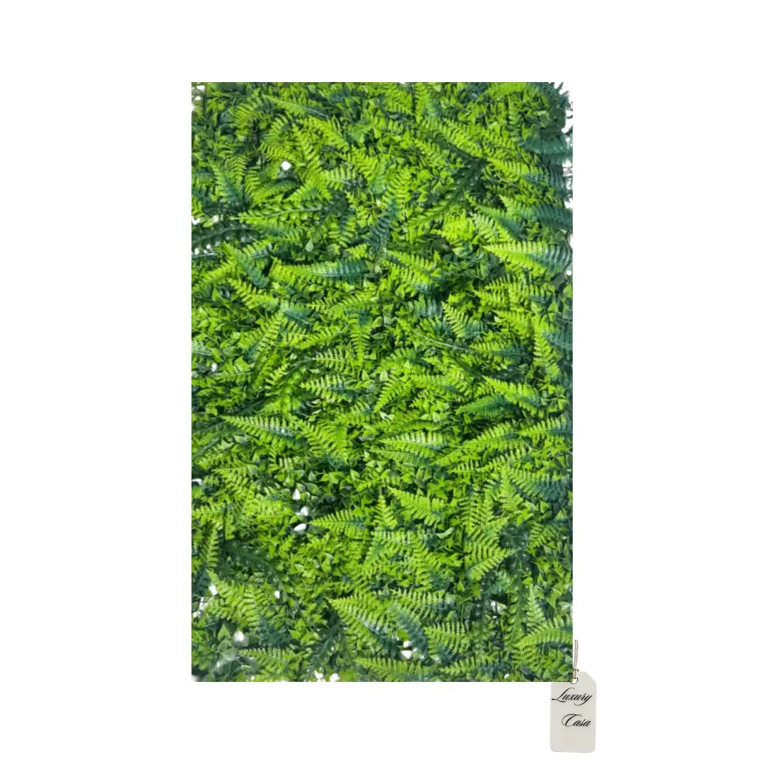 Artificial Fern Leaf Green Wall Panel 40x60 cm Luxury Casa