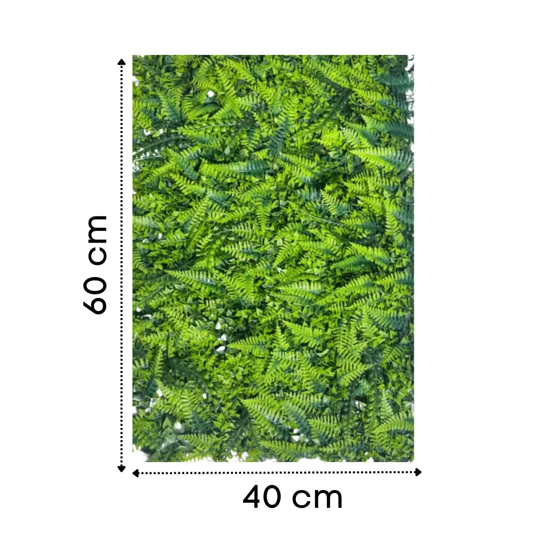 Artificial Fern Leaf Green Wall Panel 40x60 cm Luxury Casa