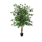 Artificial Ficus Tree With Natural Wooden Trunk 150 Cm Luxury Casa