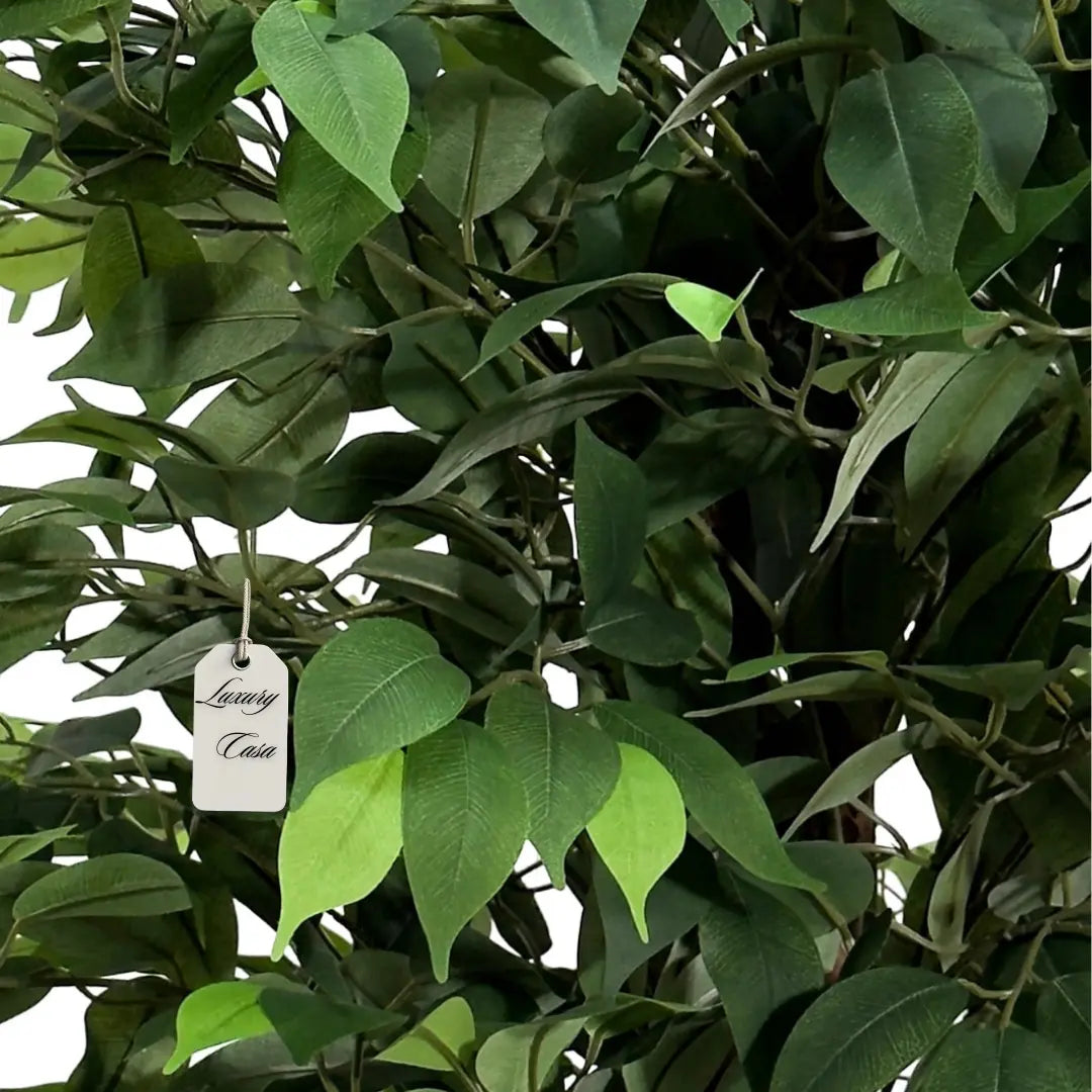Artificial Ficus Tree With Natural Wooden Trunk 150 Cm Luxury Casa