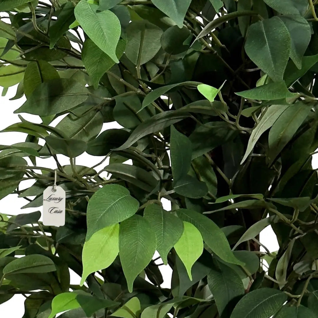Artificial Ficus Tree With Natural Wooden Trunk 180 Cm Luxury Casa