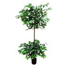 Artificial Ficus Tree With Natural Wooden Trunk 180 cm Luxury Casa