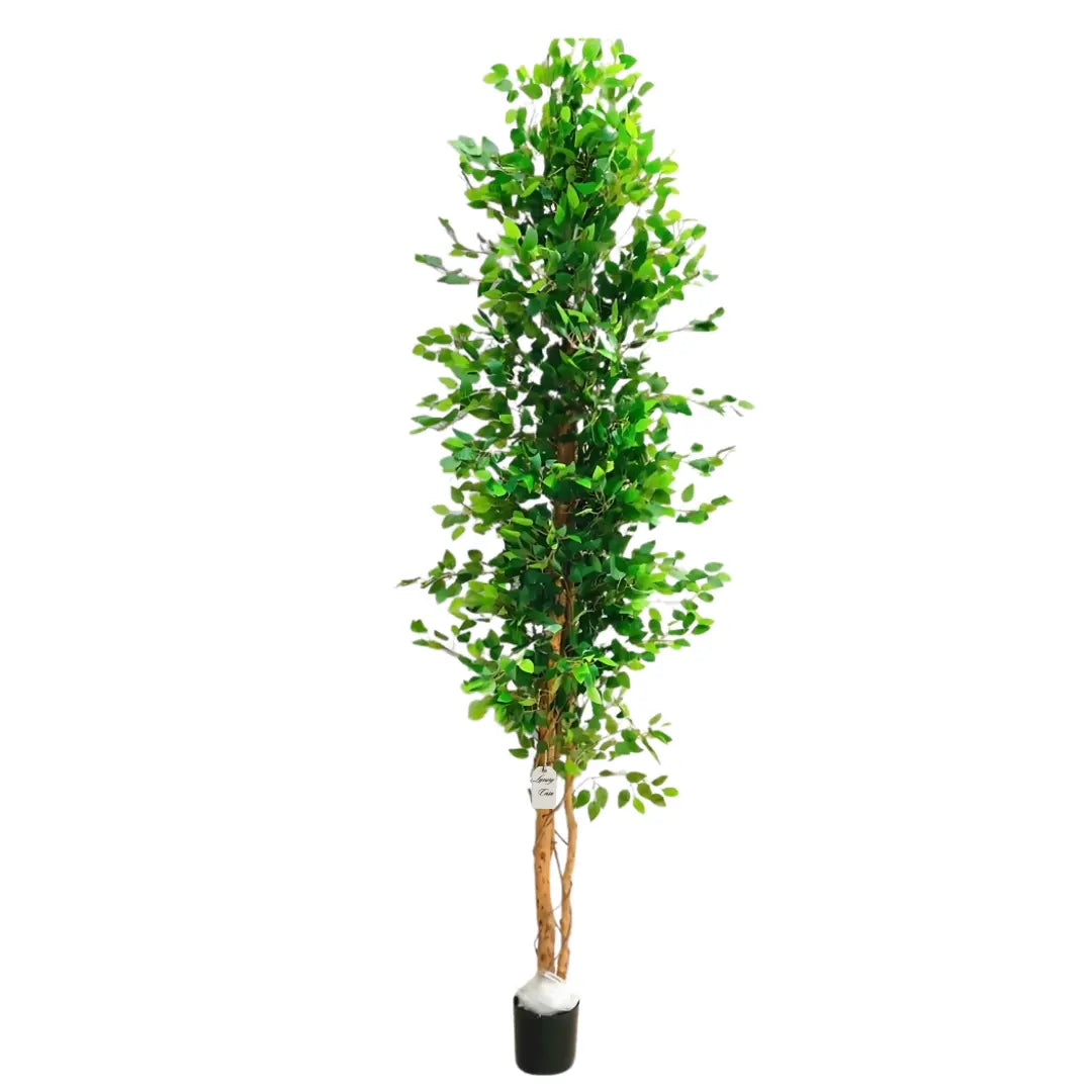 Artificial Ficus Tree With Natural Wooden Trunk 250 Cm Luxury Casa