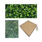 Artificial Glossy Leaf Green Wall Panel 50x50 cm Luxury Casa
