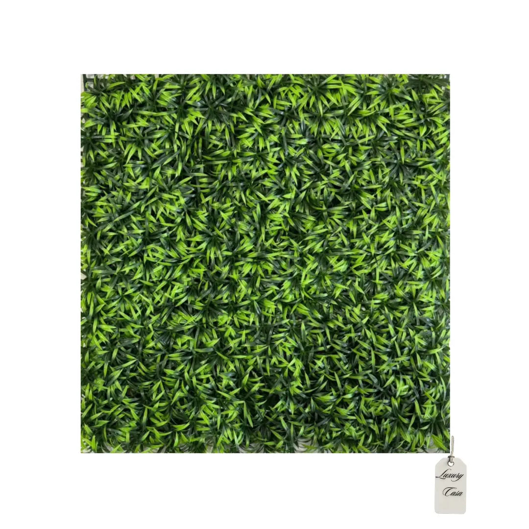 Artificial Grass Blade Green Wall Panel 50x50 cm Luxury Casa