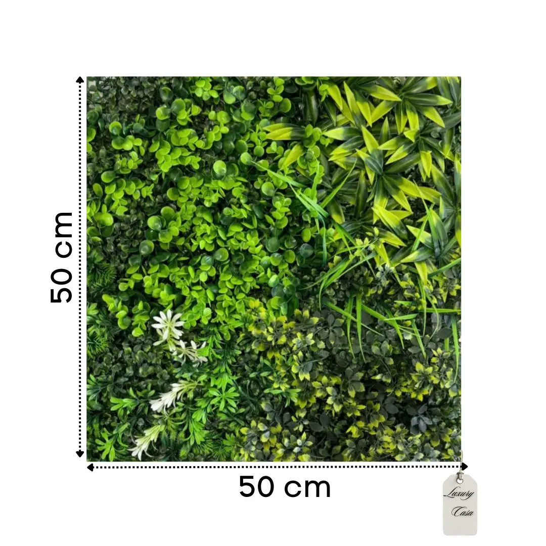 Artificial Green Wall Panel 50x50 cm Luxury Casa