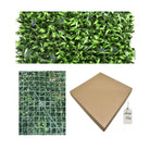 Artificial Green Wall Panel with Lavender Accents 50x50 cm Luxury Casa