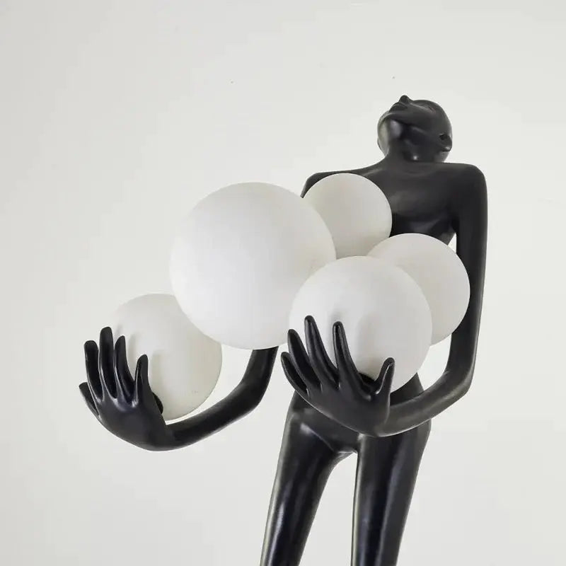 Black Novelty Floor Lamp Luxury Casa