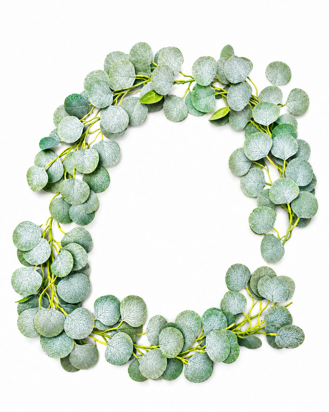 Artificial Silver Dollar Eucalyptus Hanging Vine Garland