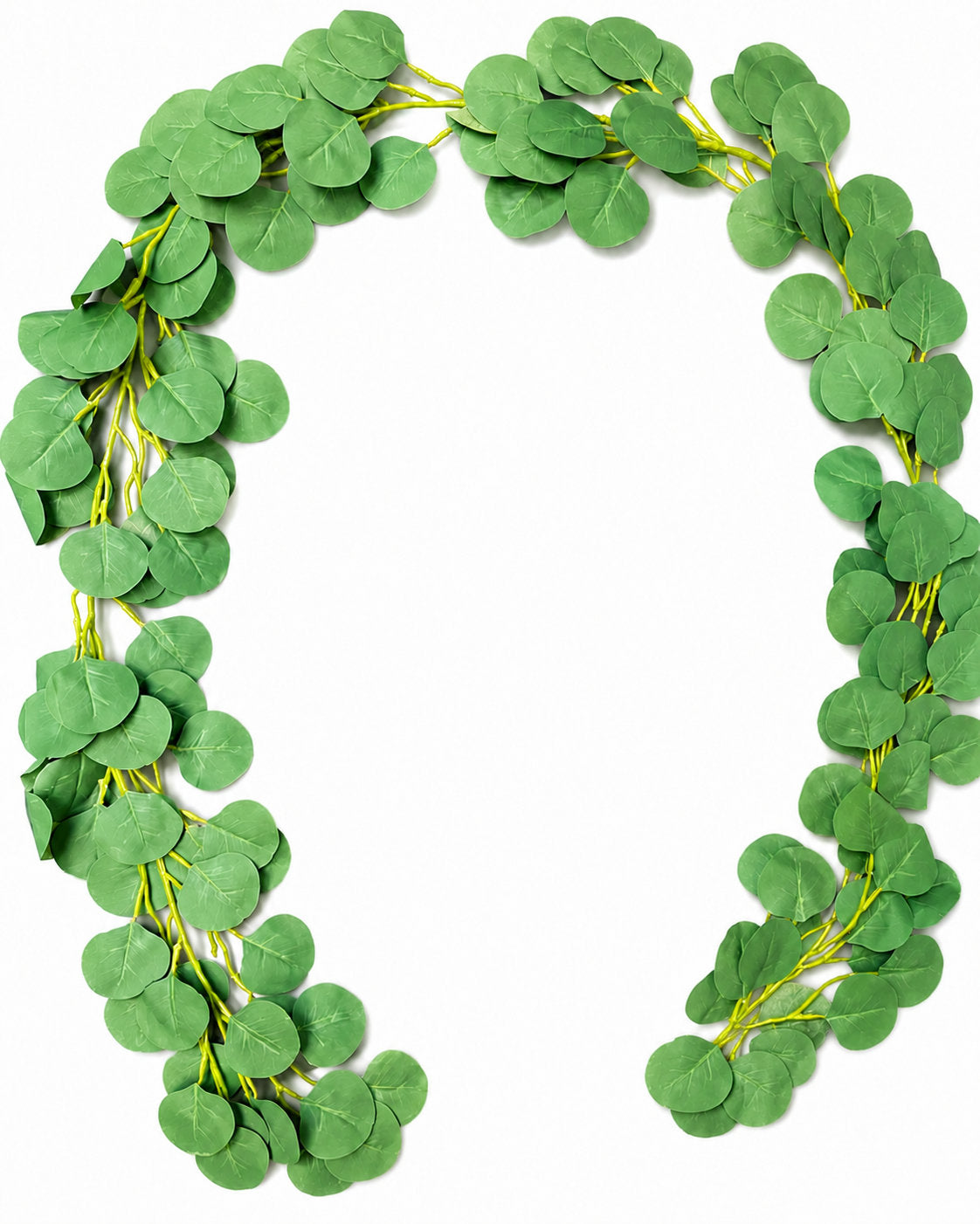Artificial Silver Dollar Eucalyptus Hanging Vine Garland
