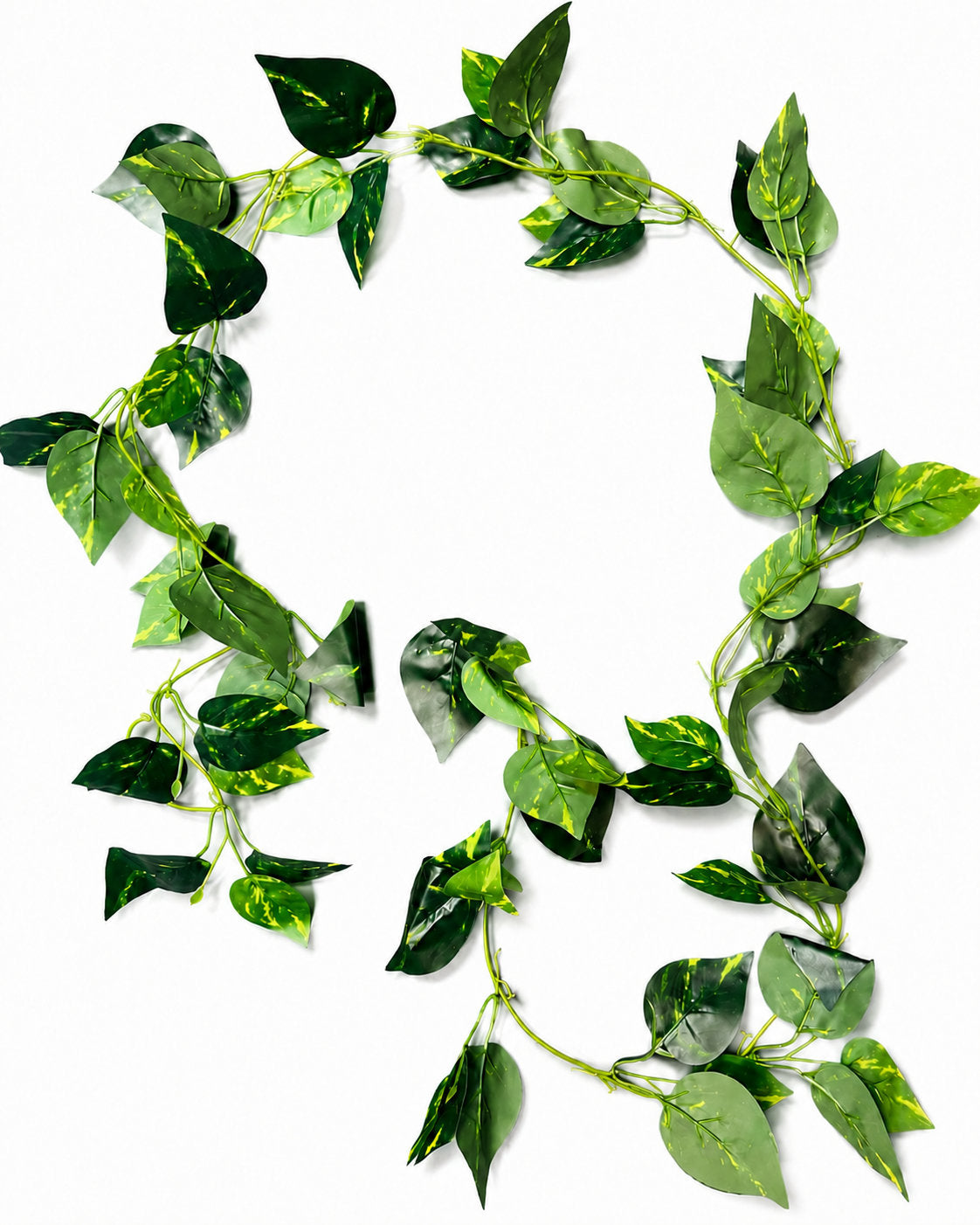 Artificial Variegated Pothos Hanging Vine Garland