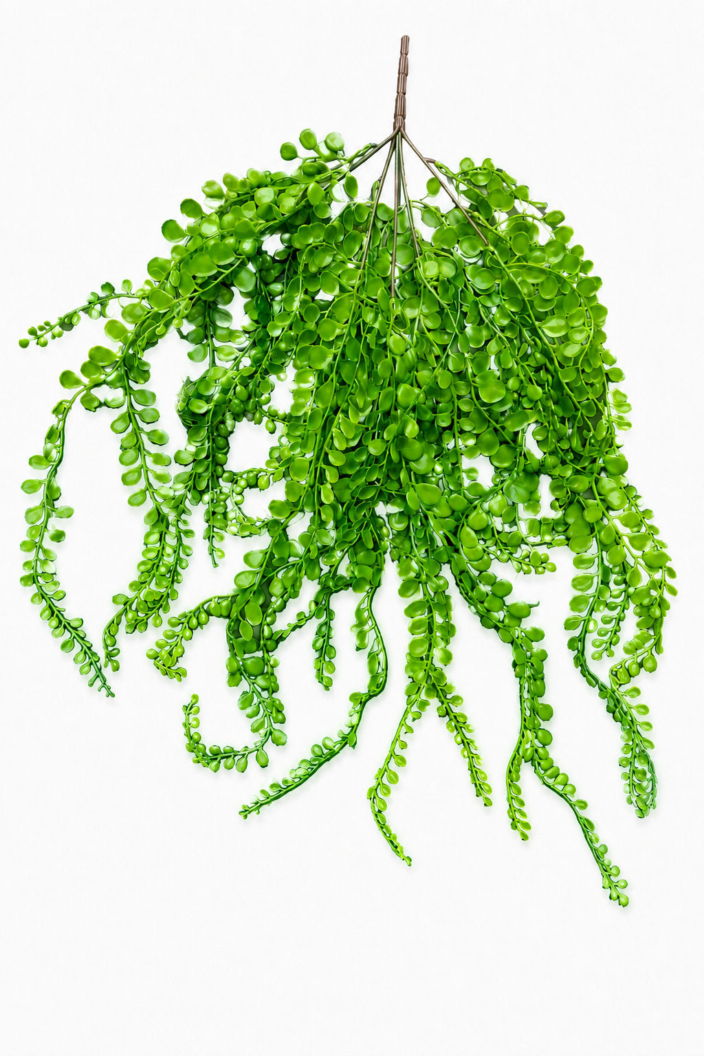 Artificial Hanging Button Fern Bush
