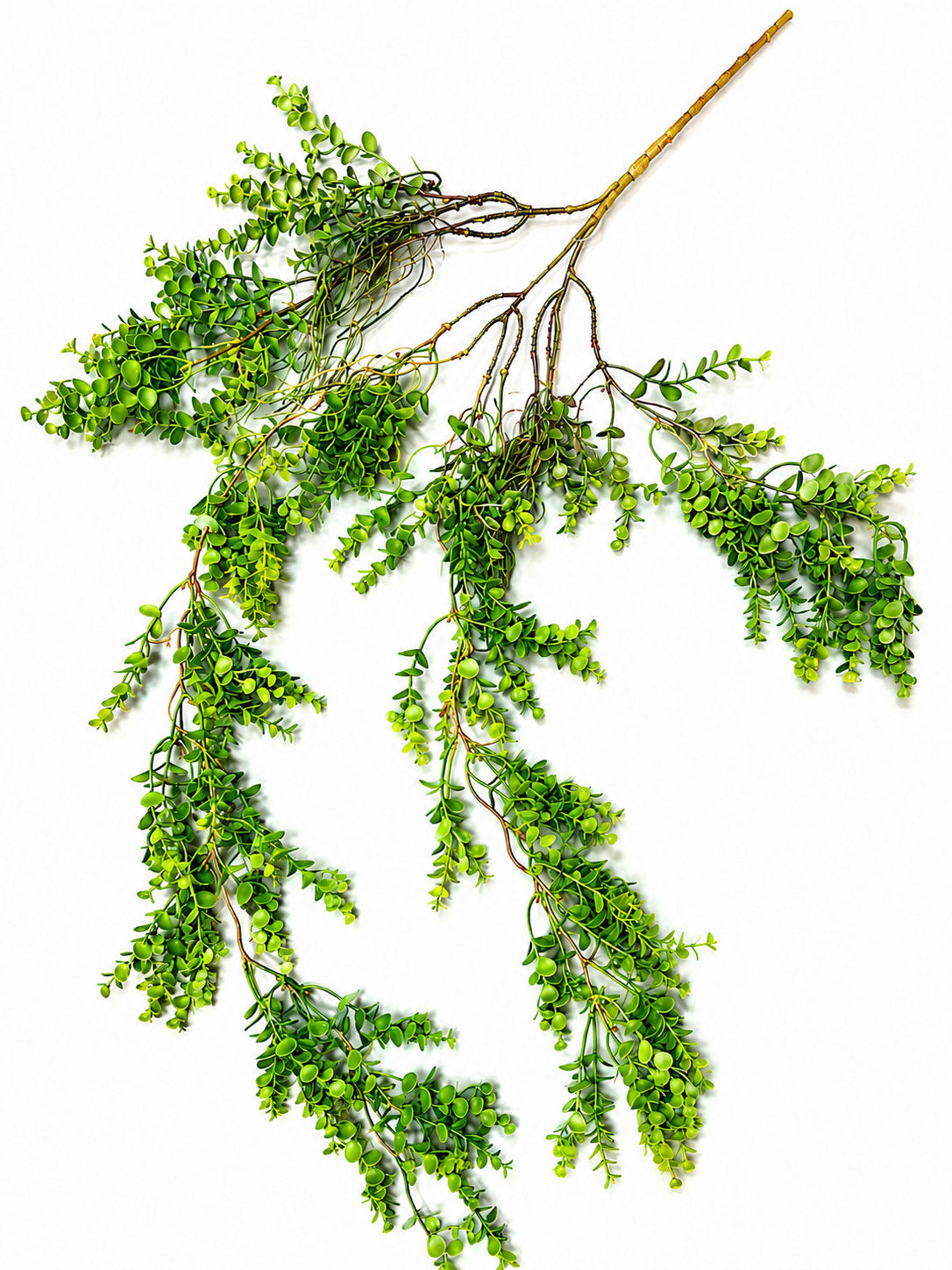 Artificial Hanging Button Leaf Vine Spray