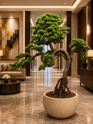 Luxury Bonsai Tree with Fiber Trunk
