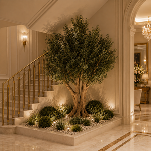 Luxury Olive Tree with Natural Trunk