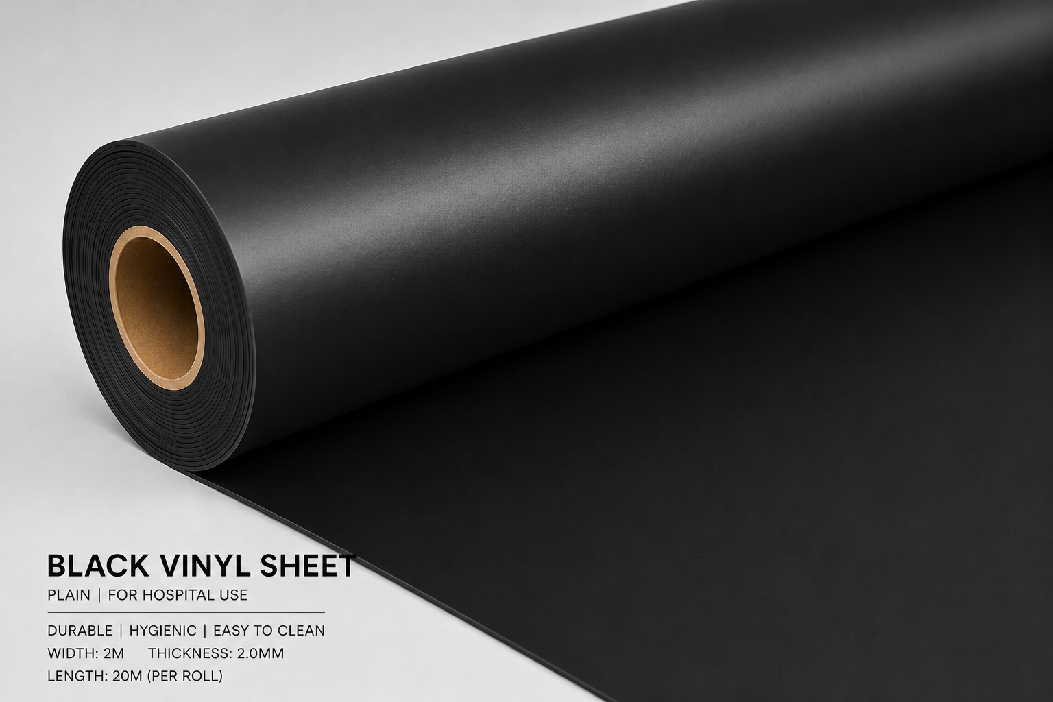Plain Colour Commercial Vinyl Roll Flooring