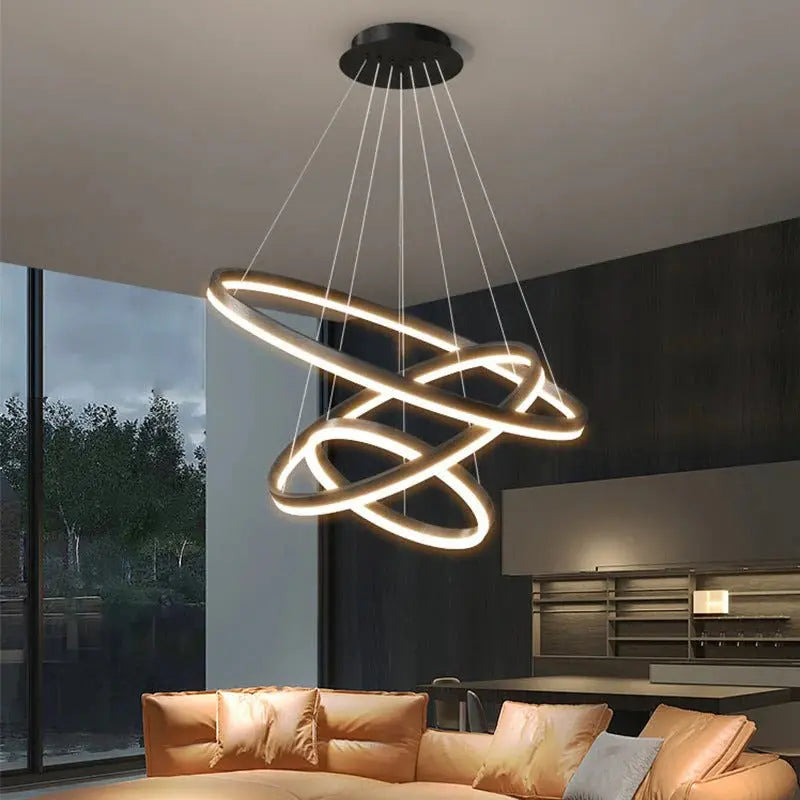 Circles LED With Changeable Lights Color Luxury Casa