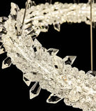 Crystal LED Ring Ceiling Luxury Casa