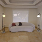 Double Marble Black Floor Lamp Luxury Casa