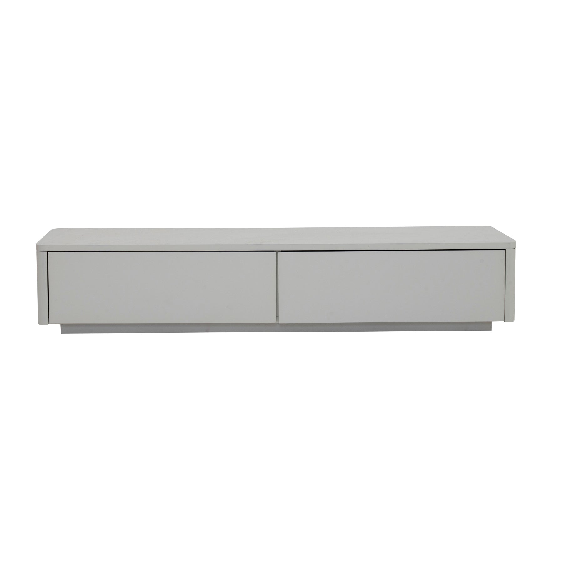 Minimalist Off-White Modular TV Unit with Storage Luxury Casa