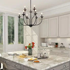 Farmhouse Matt Black Modern Light Luxury Casa