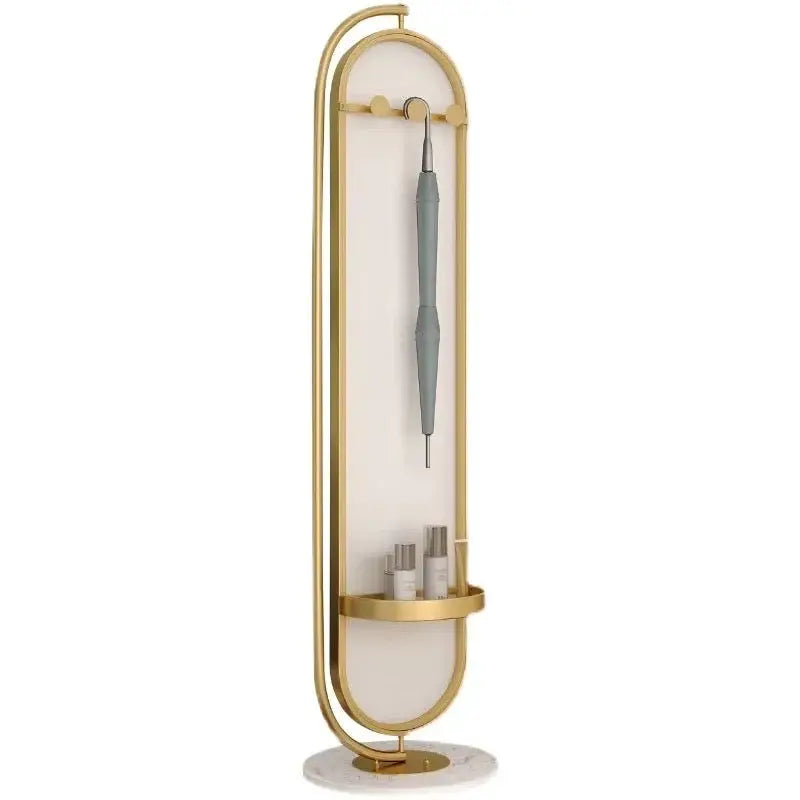 Floor Hanger And Rotatable Oval Shape Mirror Luxury Casa