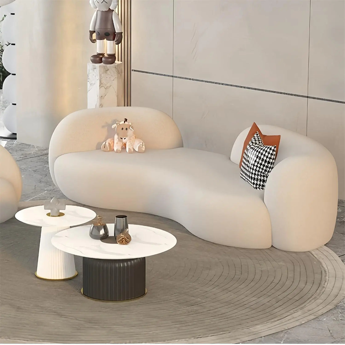 Modern Curved Sofa Set Luxury Casa
