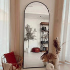 Half Moon Shape Arch Mirror For Floor Decoration Luxury Casa