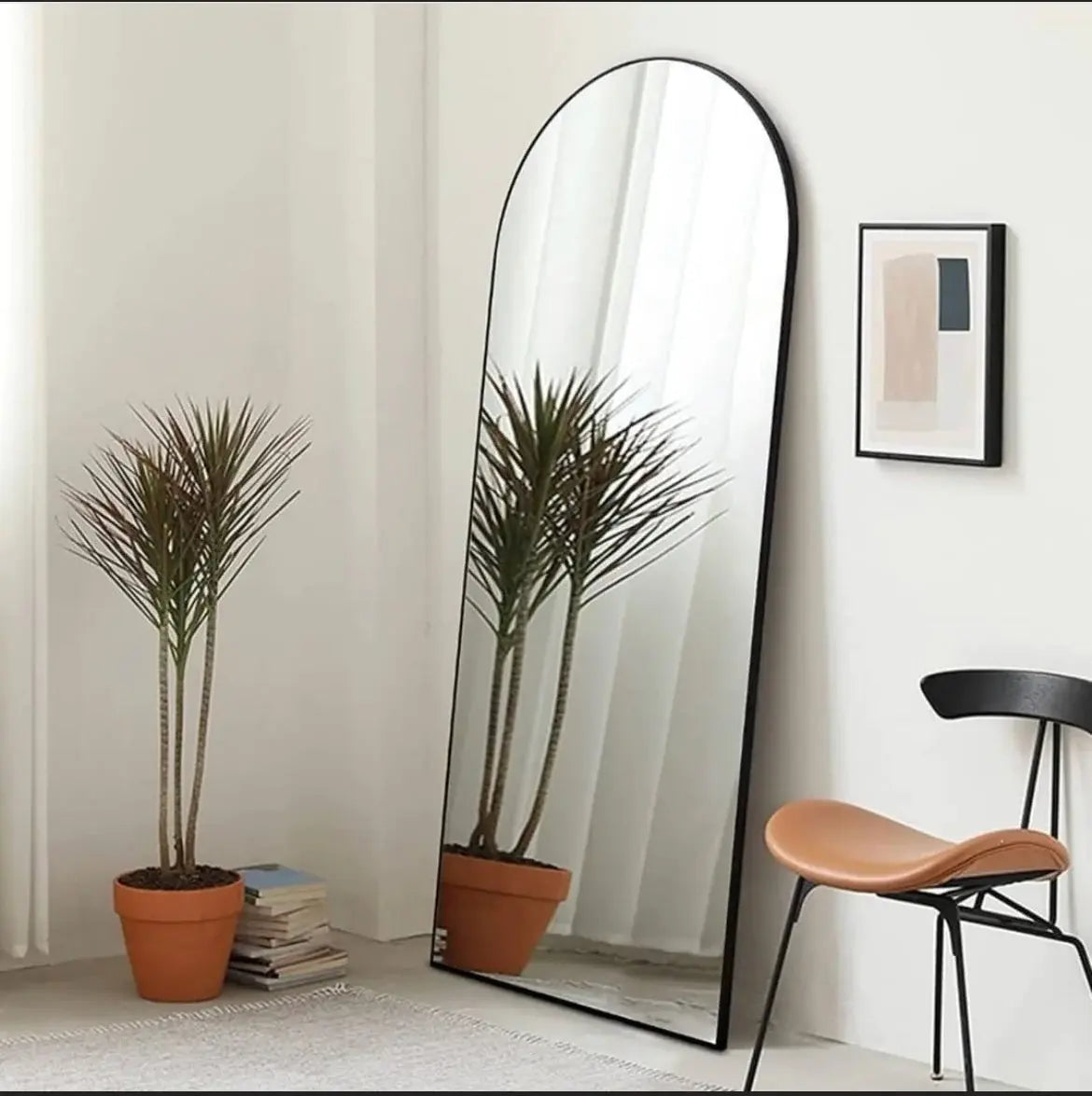 Half Moon Shape Arch Mirror For Floor Decoration Luxury Casa