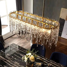 Ice Drop Shaped Glass Island Lights Luxury Casa