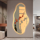 Irregular Shape Mirror For Wall Hanging Luxury Casa
