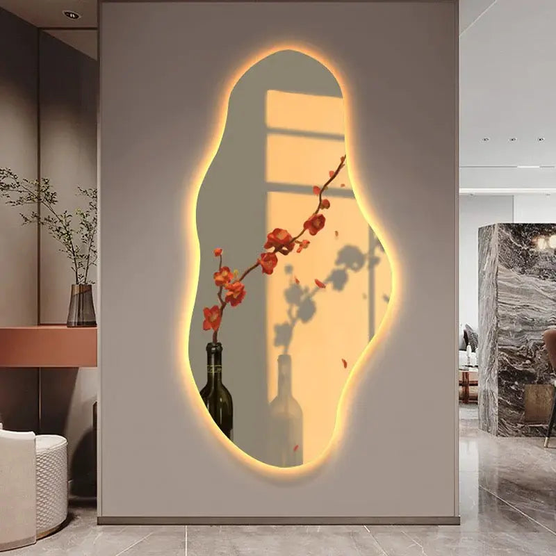 Irregular Shape Mirror For Wall Hanging Luxury Casa