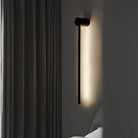 LED Single Line Of Wall Light Black Color Luxury Casa