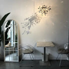 Off White Window Shape Arch  Mirror For Floor Luxury Casa