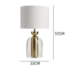 Tempered Glass Table Lamp Luxury Casa