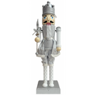 Silver Christmas Nutcracker Luxury Casa