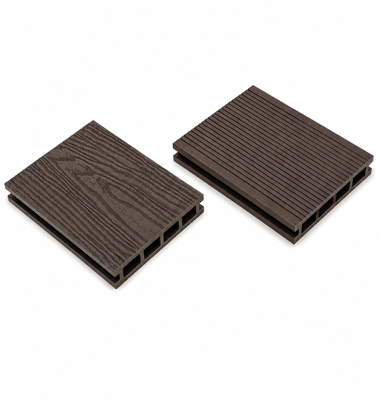 Reversible Hollow WPC Outdoor Decking Plank
