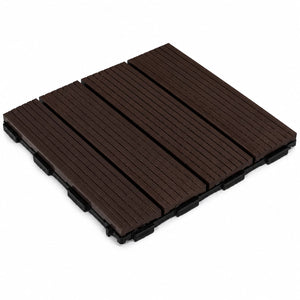 WPC Interlocking Outdoor Deck Tiles